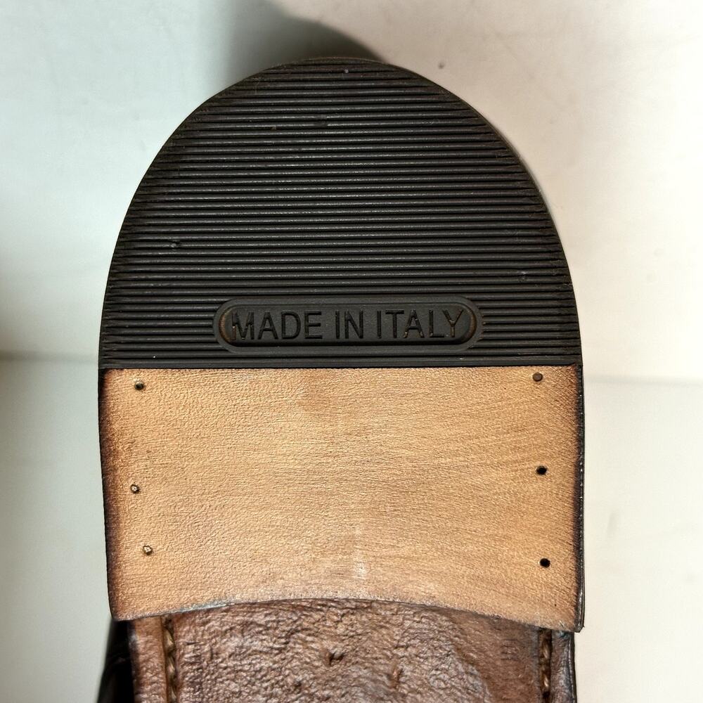 NEW HEELS Crockett & Jones x Brooks Brothers Split Toe Scotch Grain England 10 D - Picture 14 of 16
